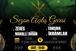 Sezon açılış gecemize bekliyoruz.