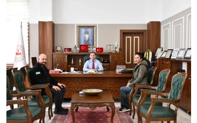 Biga Kaymakamı Ercan KAYABAŞI'nı ziyaret.