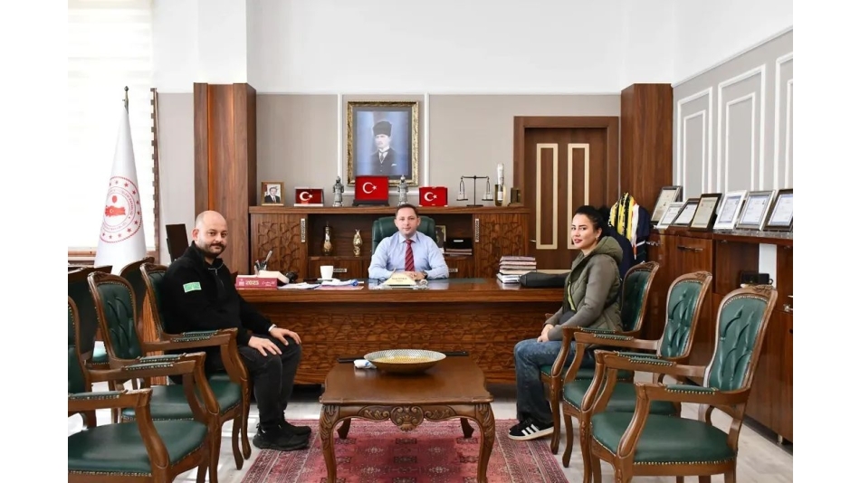 Biga Kaymakamı Ercan KAYABAŞI'nı ziyaret.