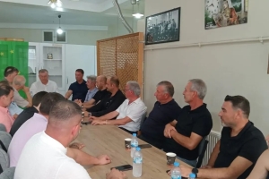 Güney Marmara Kafkas Dernekleri toplantısı için derneklerimiz bir arada.