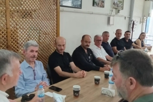 Güney Marmara Kafkas Dernekleri toplantısı için derneklerimiz bir arada.