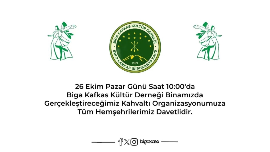 Kahvaltıya bekliyoruz.